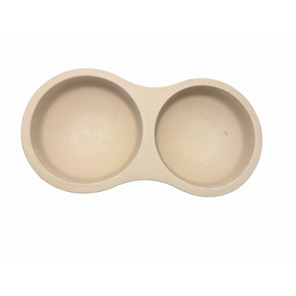 The Pampered Chef Microwave Double Egg Cooker 5133 Stoneware Made in USA